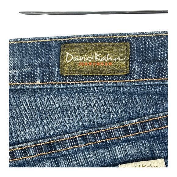 David Kahn Jeanswear Straight Leg Denim Jeans Women Size 10 - Picture 8 of 12
